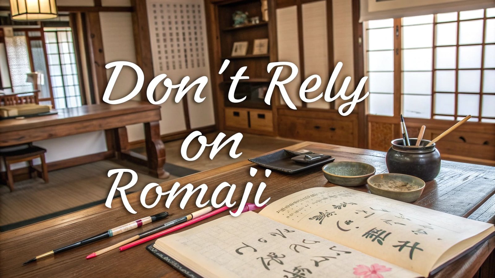 Find out why you should not rely on Romaji for learning Japanese.